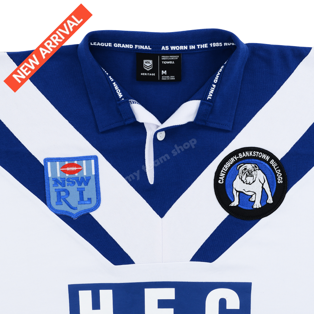 BULLDOGS 1985 GRAND FINAL NRL RETRO JERSEY