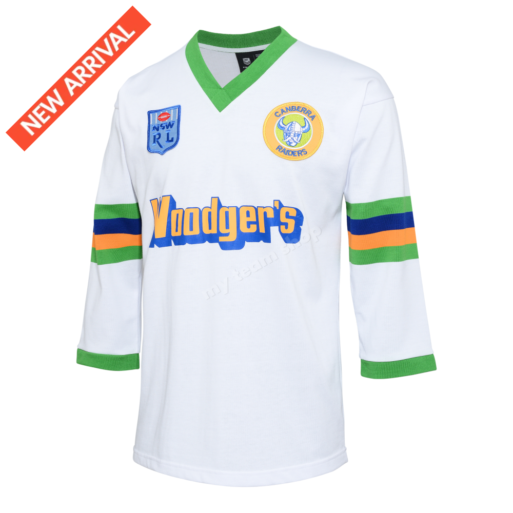 CANBERRA RAIDERS 1989 AWAY NRL RETRO JERSEY