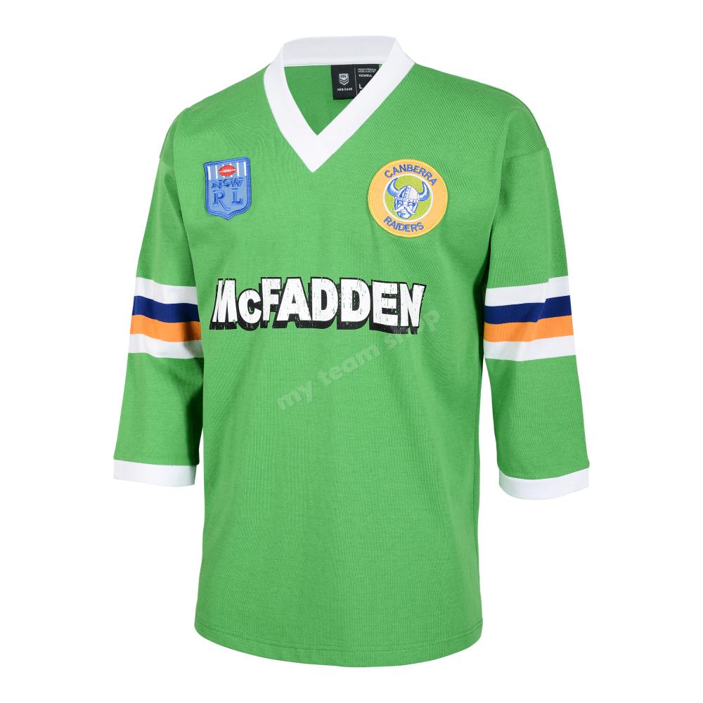 Buy Official Canberra Raiders NRL Retro Apparel Online – My Team Shop