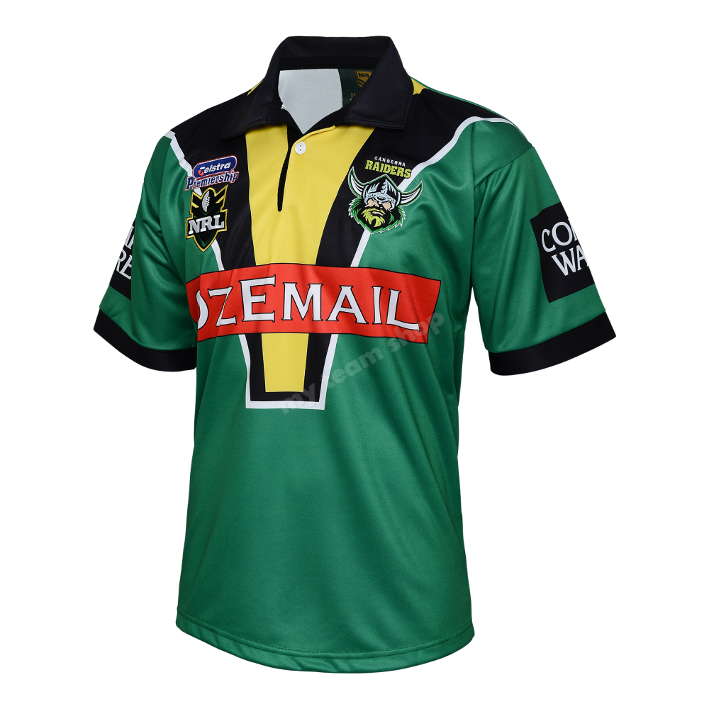 Canberra Raiders 2001 Nrl Retro Jersey Retro Jersey