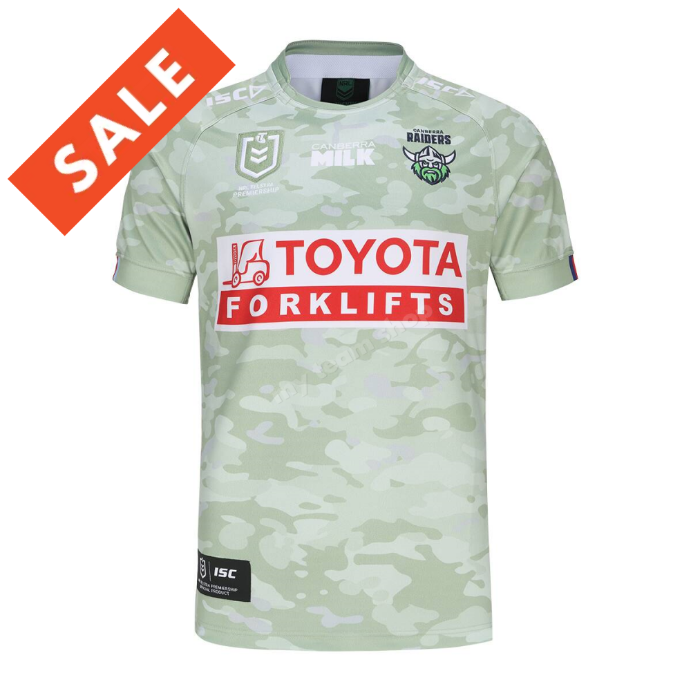 Canberra Raiders 2024 Nrl Anzac Jersey Replica Jersey