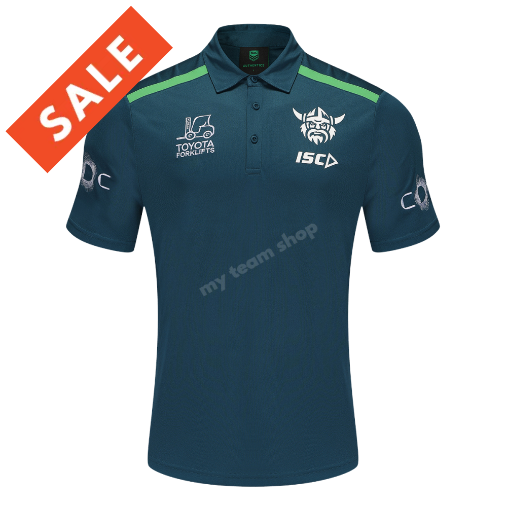 Canberra Raiders 2025 Nrl Media Polo Media Polo