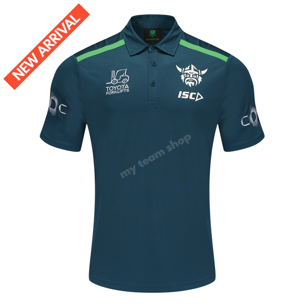 Canberra Raiders 2025 Nrl Media Polo Media Polo