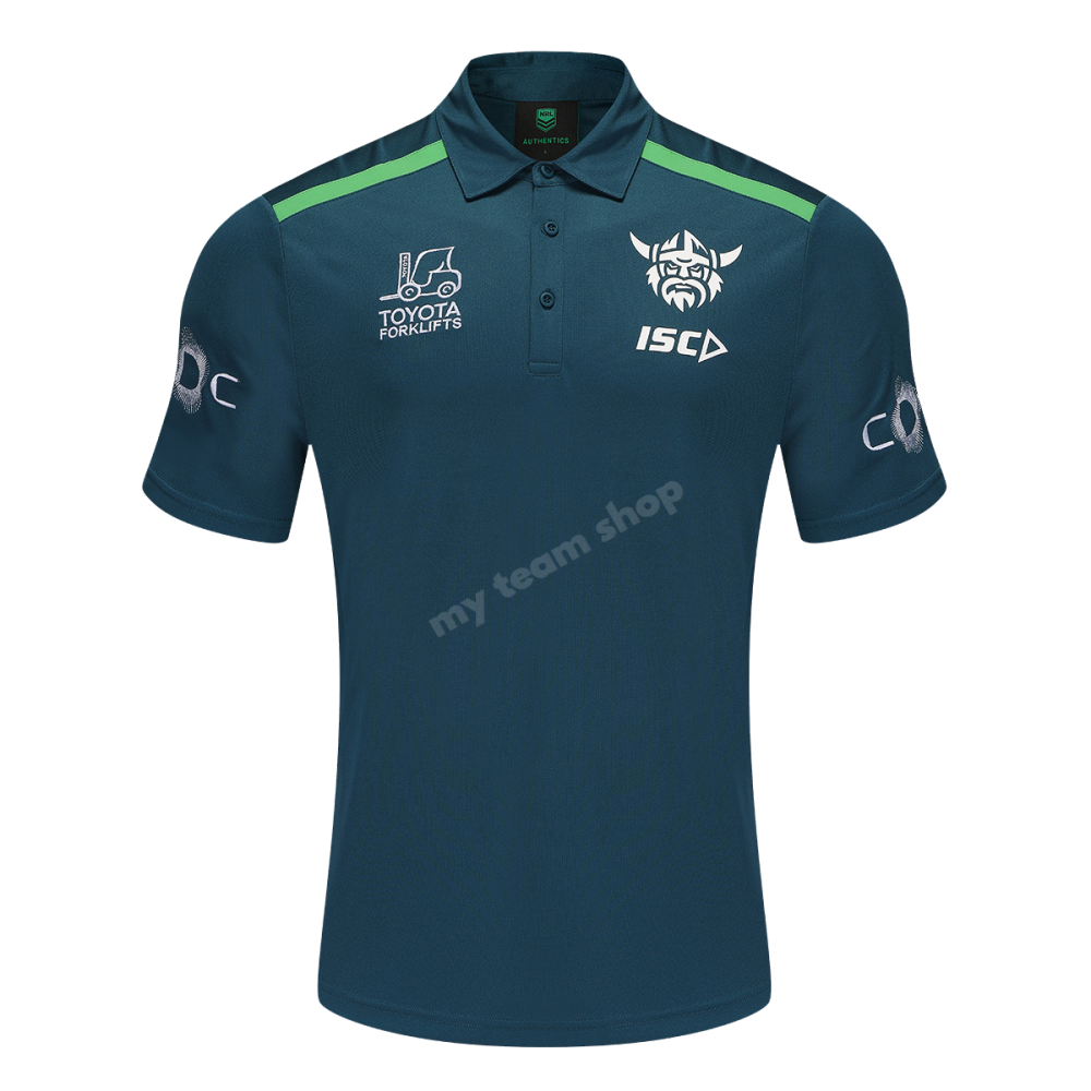 Canberra Raiders 2025 Nrl Media Polo Media Polo