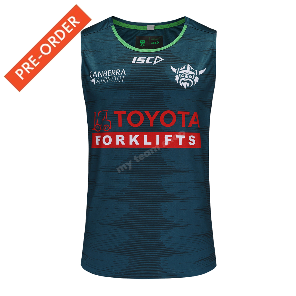 Canberra Raiders 2025 Nrl Training Singlet Training Singlet