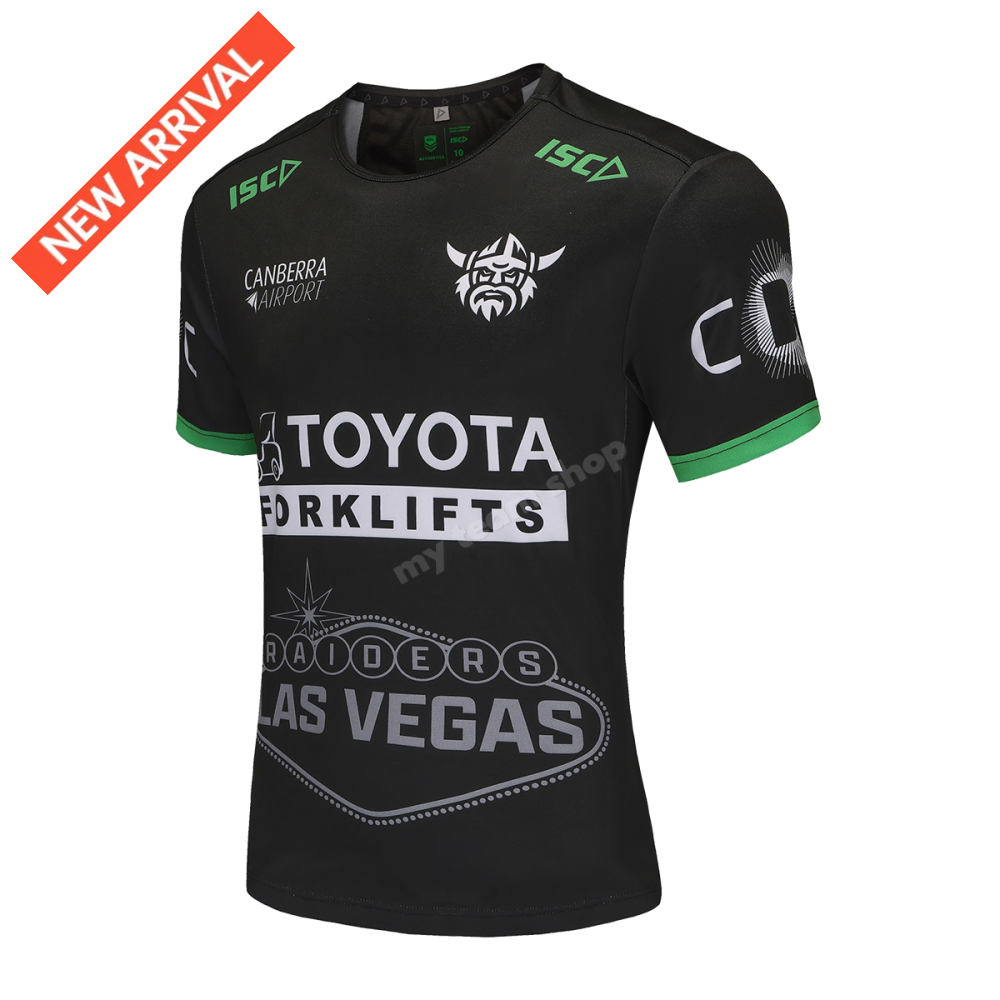 Canberra Raiders 2025 Nrl Vegas Run Out Tee Run Out Shirt