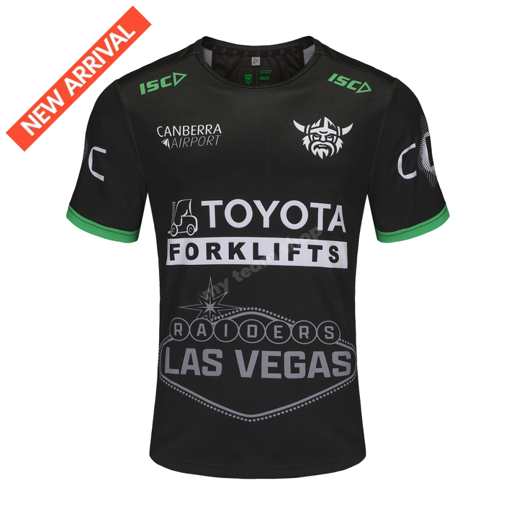 Canberra Raiders 2025 Nrl Vegas Run Out Tee Run Out Shirt