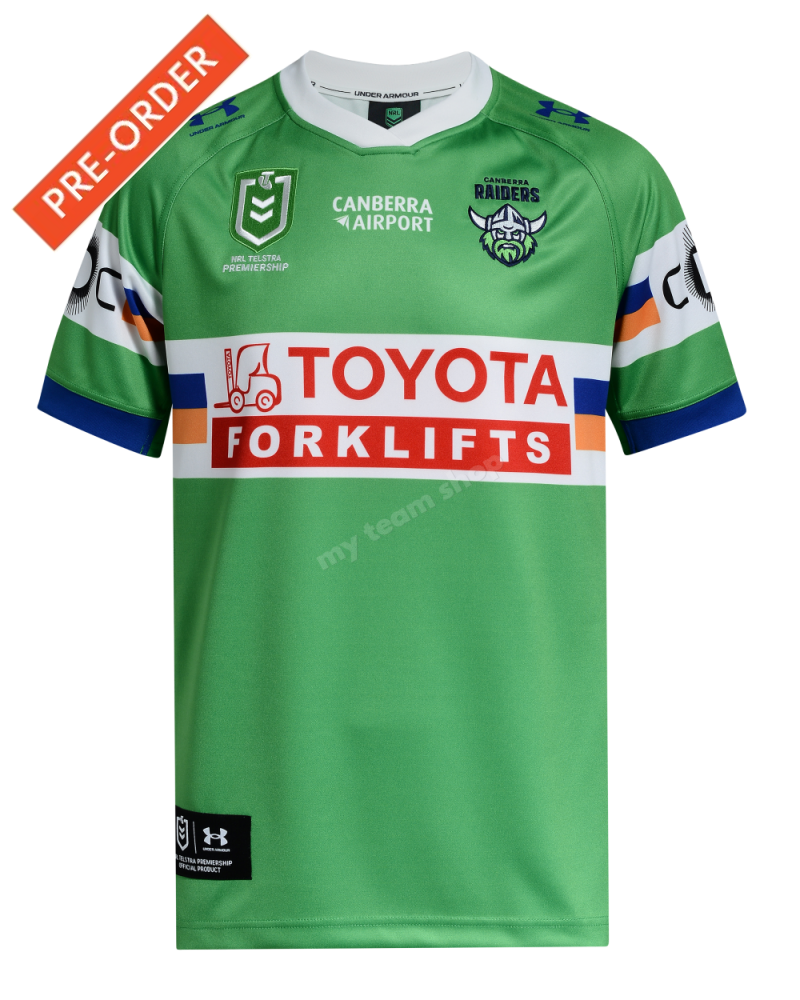 CANBERRA RAIDERS 2026 NRL HOME JERSEY NRL Replica Jersey
