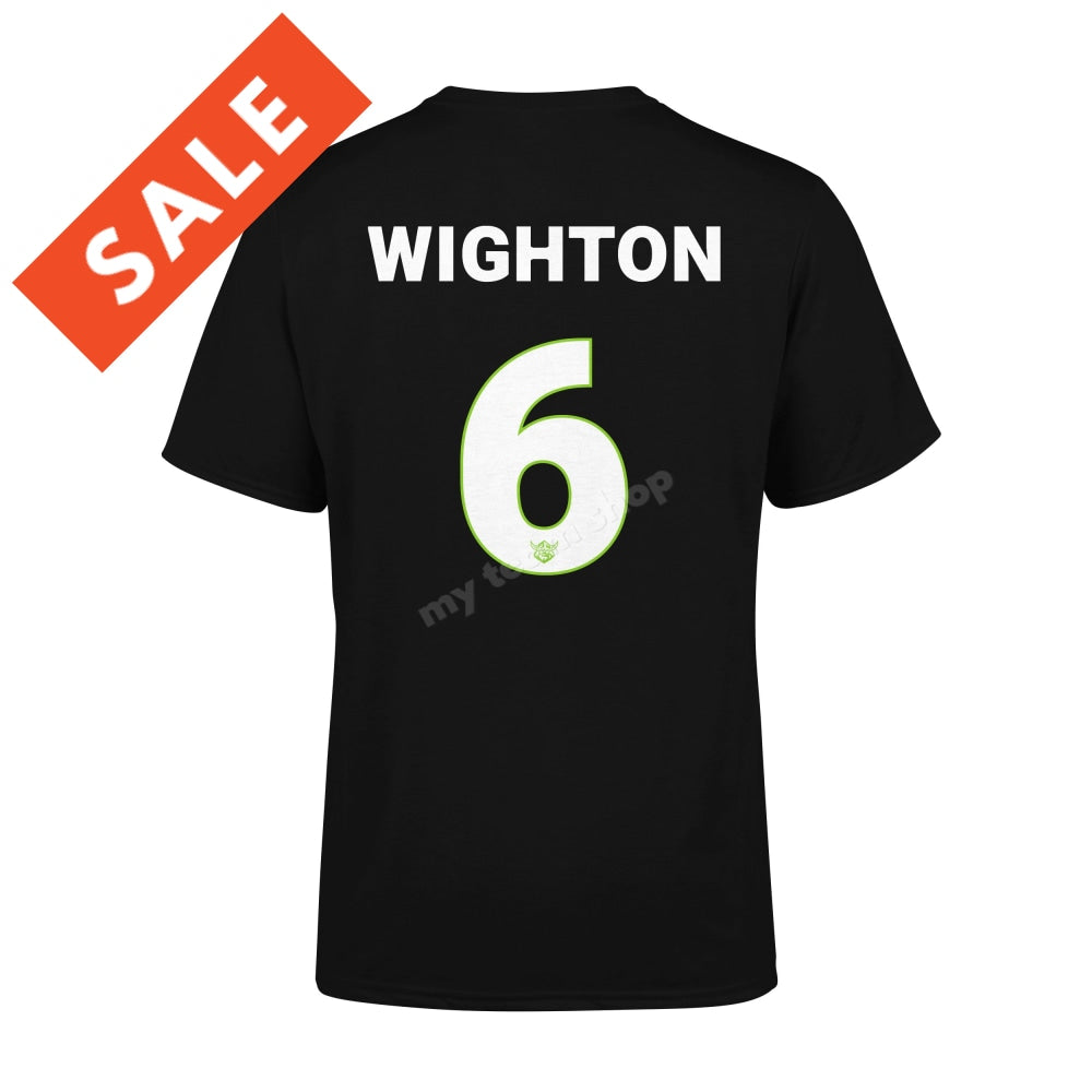 Canberra Raiders Jack Wighton Nrl Player Tee Shirts & Tops