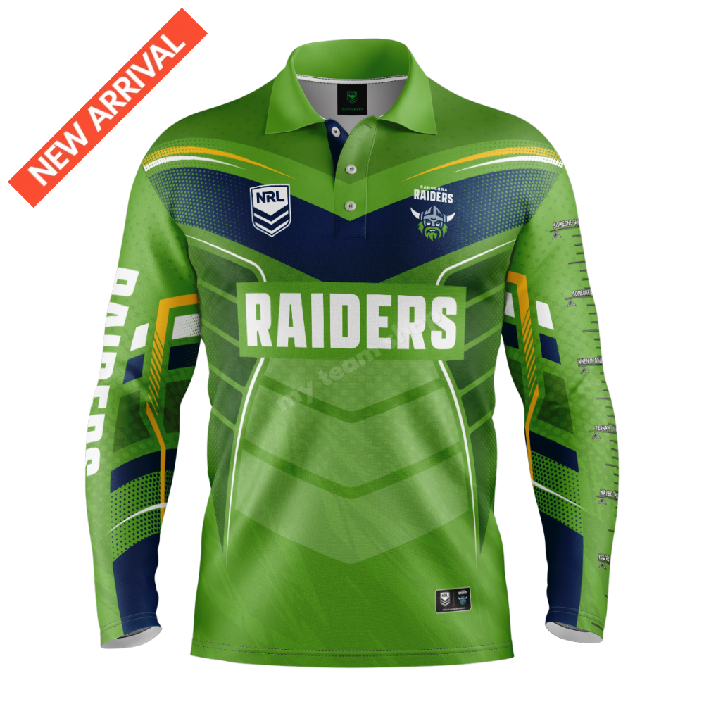 CANBERRA RAIDERS NRL ’CYBER’ FISHING SHIRT NRL Fishing Shirt