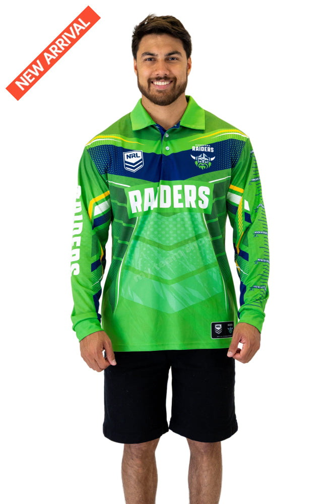 CANBERRA RAIDERS NRL ’CYBER’ FISHING SHIRT NRL Fishing Shirt