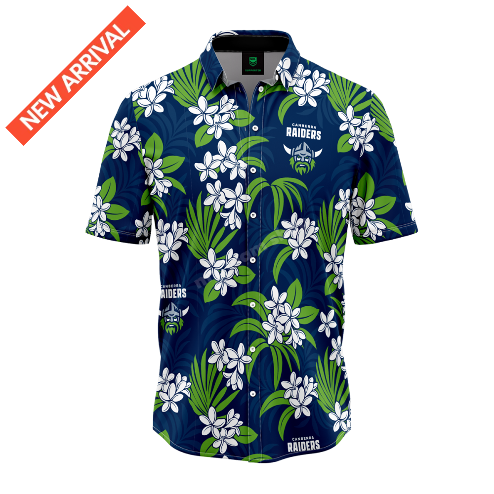 CANBERRA RAIDERS NRL ’’REEF’’ HAWAIIAN SHIRT NRL Hawaiian Shirt