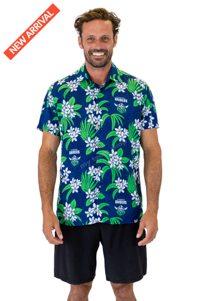 CANBERRA RAIDERS NRL ’’REEF’’ HAWAIIAN SHIRT NRL Hawaiian Shirt
