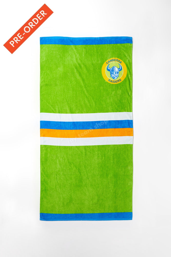 Canberra Raiders Nrl Retro Towel Beach Towel