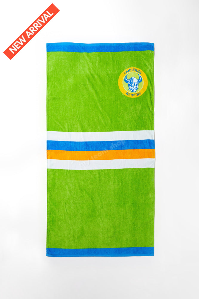 Canberra Raiders Nrl Retro Towel Beach Towel