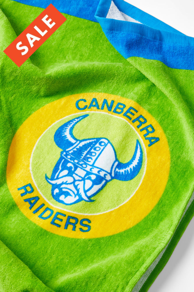 Canberra Raiders Nrl Retro Towel Beach Towel
