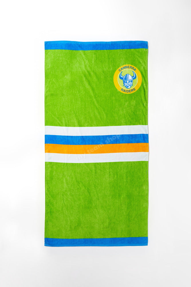 Canberra Raiders Nrl Retro Towel Beach Towel