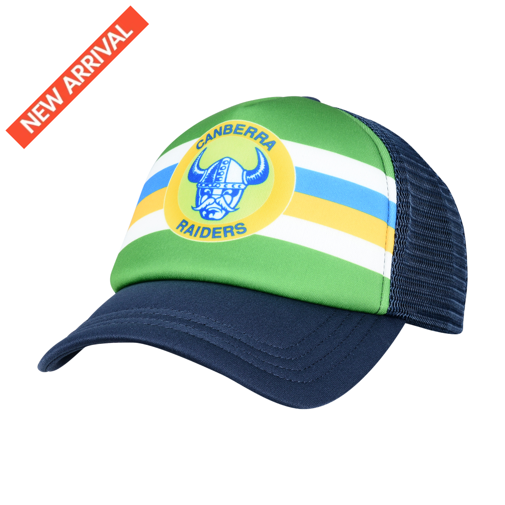 CANBERRA RAIDERS NRL RETRO TRUCKER CAP NRL headwear