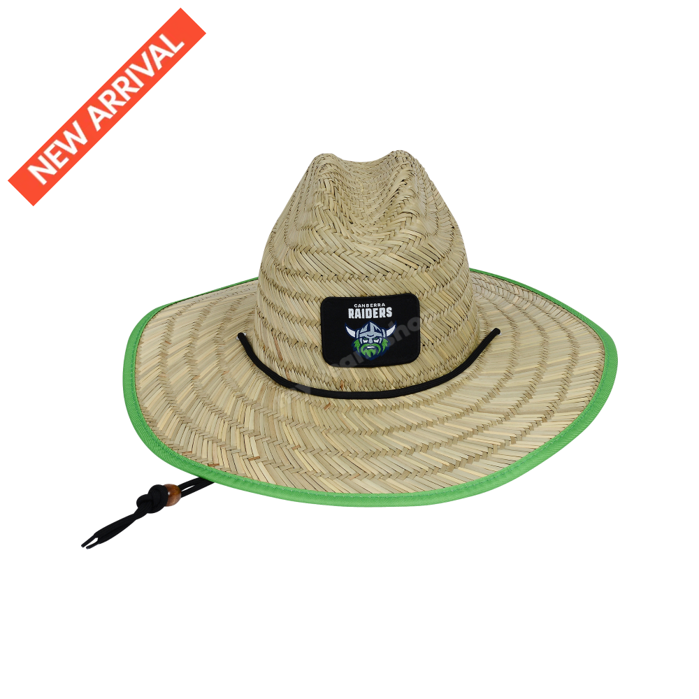 Canberra Raiders Nrl Straw Hat Headwear