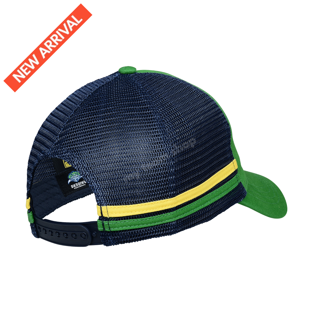 Canberra Raiders Nrl Stripe Trucker Caps Headwear