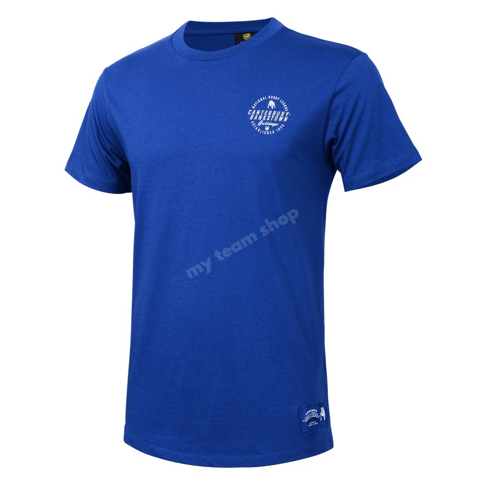 Canterbury-Bankstown Bulldogs NRL  Back Print T-Shirt Shirts & Tops