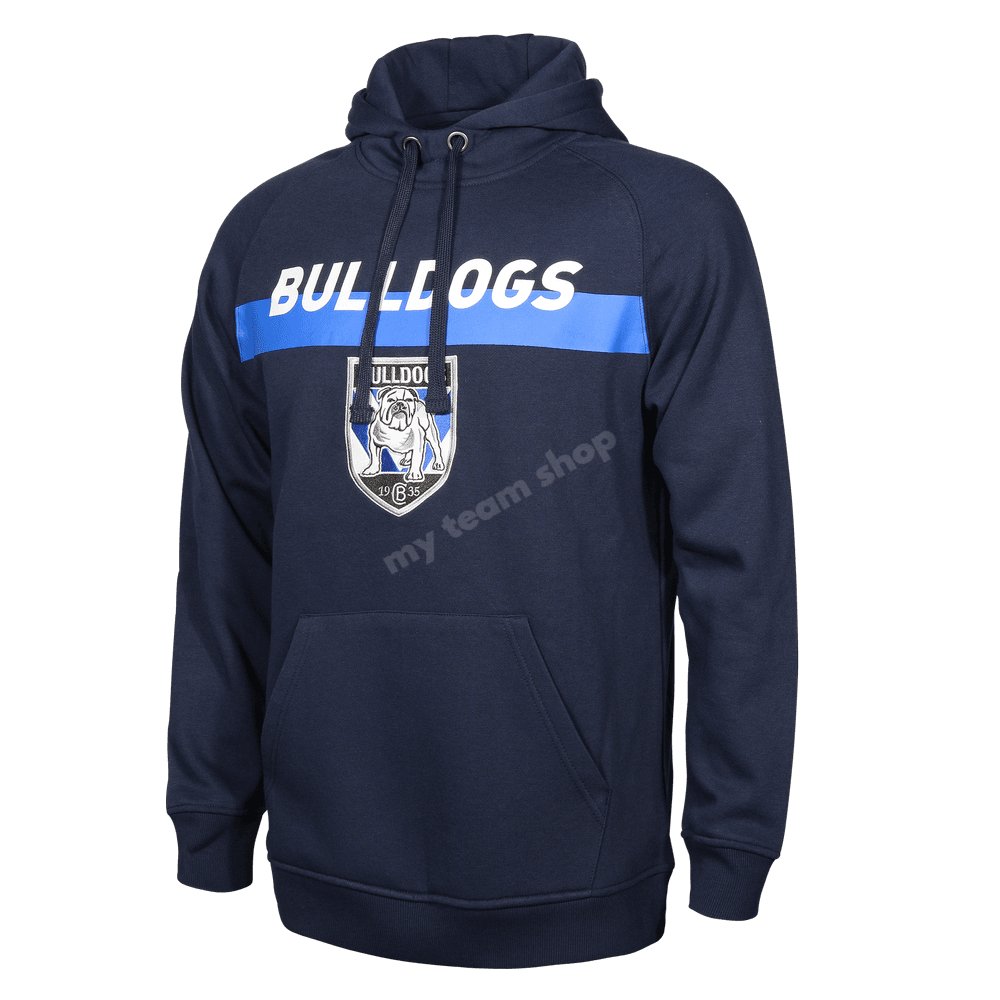 Canterbury-Bankstown Bulldogs Mens NRL Fleece Hoodie Apparel