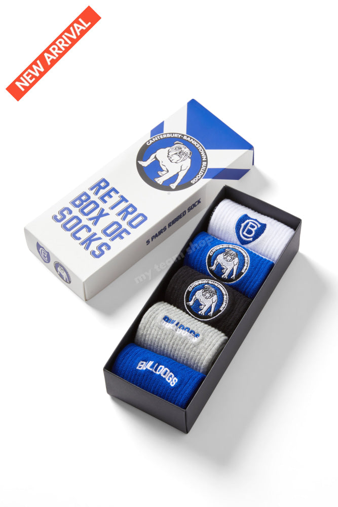 Canterbury-Bankstown Bulldogs Nrl Retro Box Of Socks Retro Socks