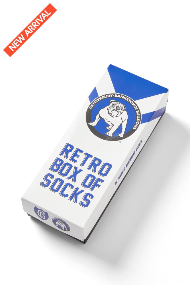 Canterbury-Bankstown Bulldogs Nrl Retro Box Of Socks Retro Socks