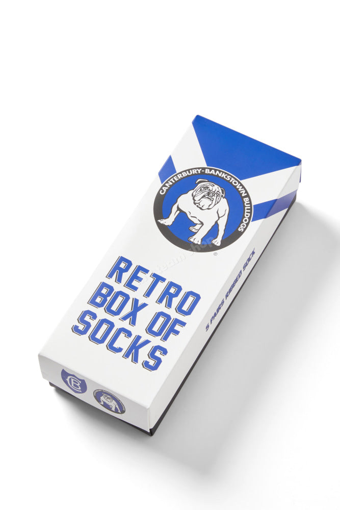 Canterbury-Bankstown Bulldogs Nrl Retro Box Of Socks Retro Socks