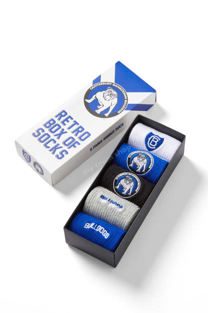 Canterbury-Bankstown Bulldogs Nrl Retro Box Of Socks Retro Socks