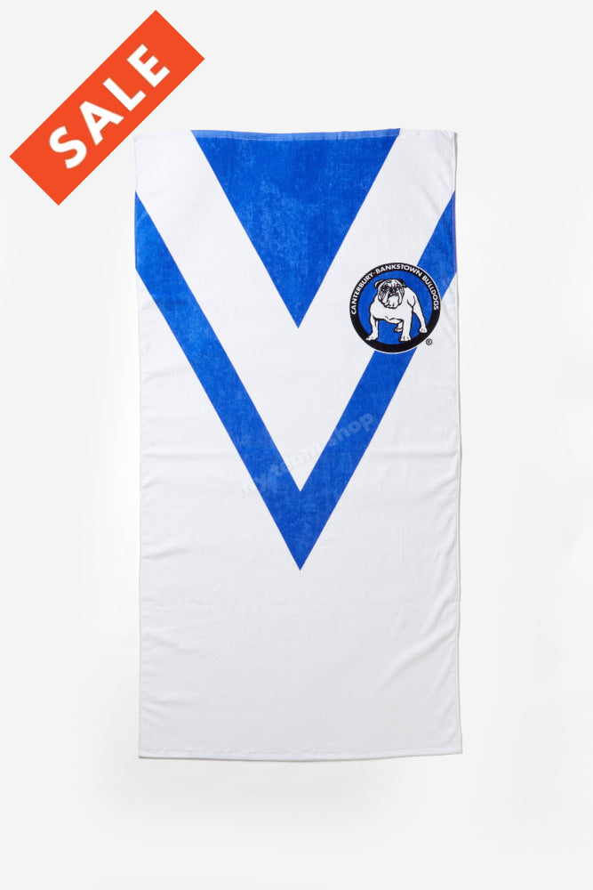 Canterbury-Bankstown Bulldogs Nrl Retro Towel Beach Towel