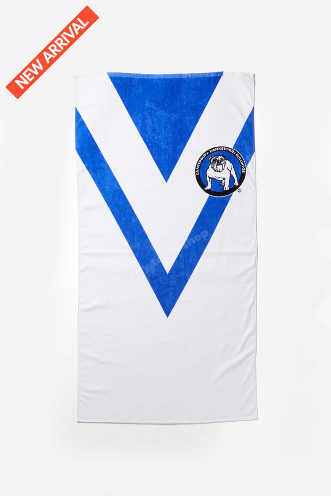 Canterbury-Bankstown Bulldogs Nrl Retro Towel Beach Towel