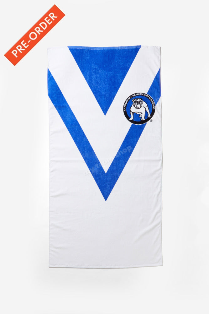 Canterbury-Bankstown Bulldogs Nrl Retro Towel Beach Towel