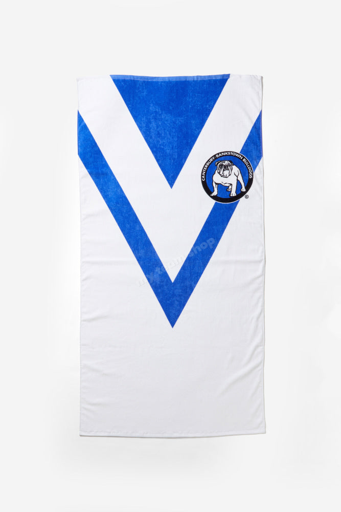 Canterbury-Bankstown Bulldogs Nrl Retro Towel Beach Towel