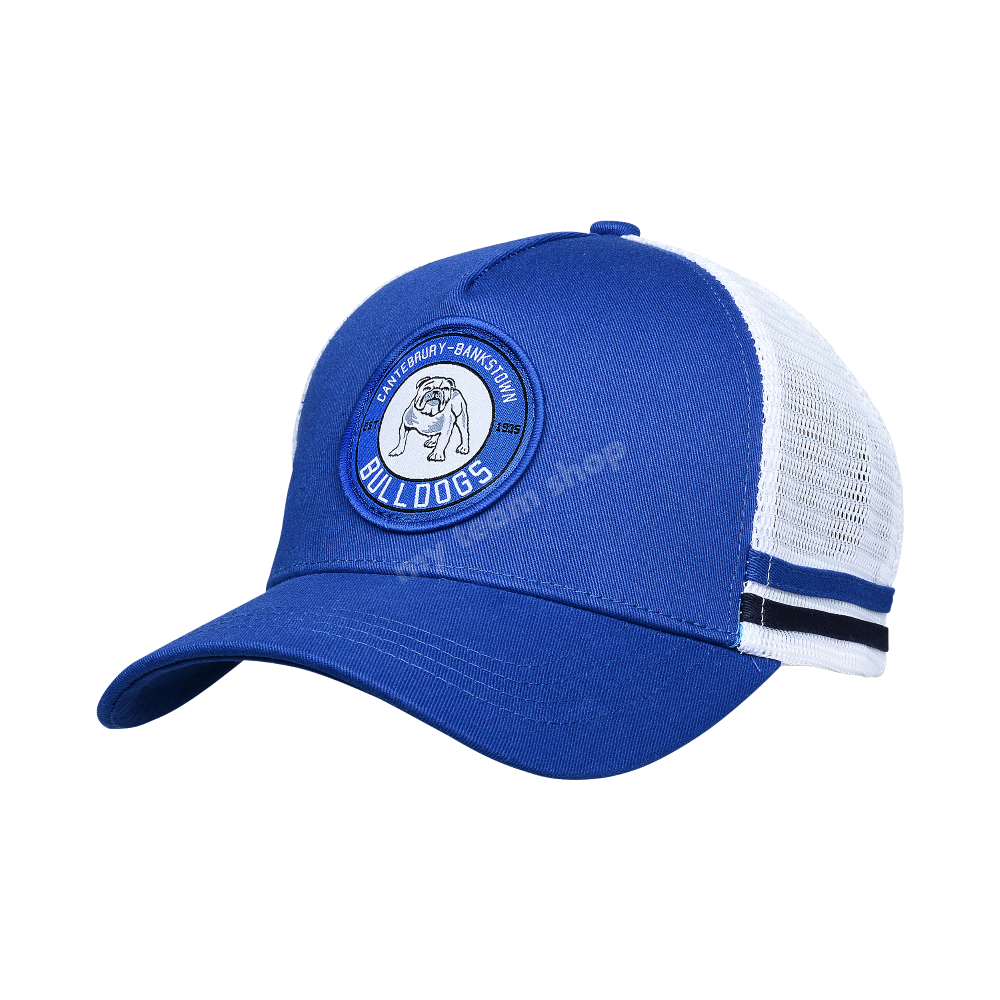 Canterbury-Bankstown Bulldogs Nrl Stripe Trucker Caps Headwear