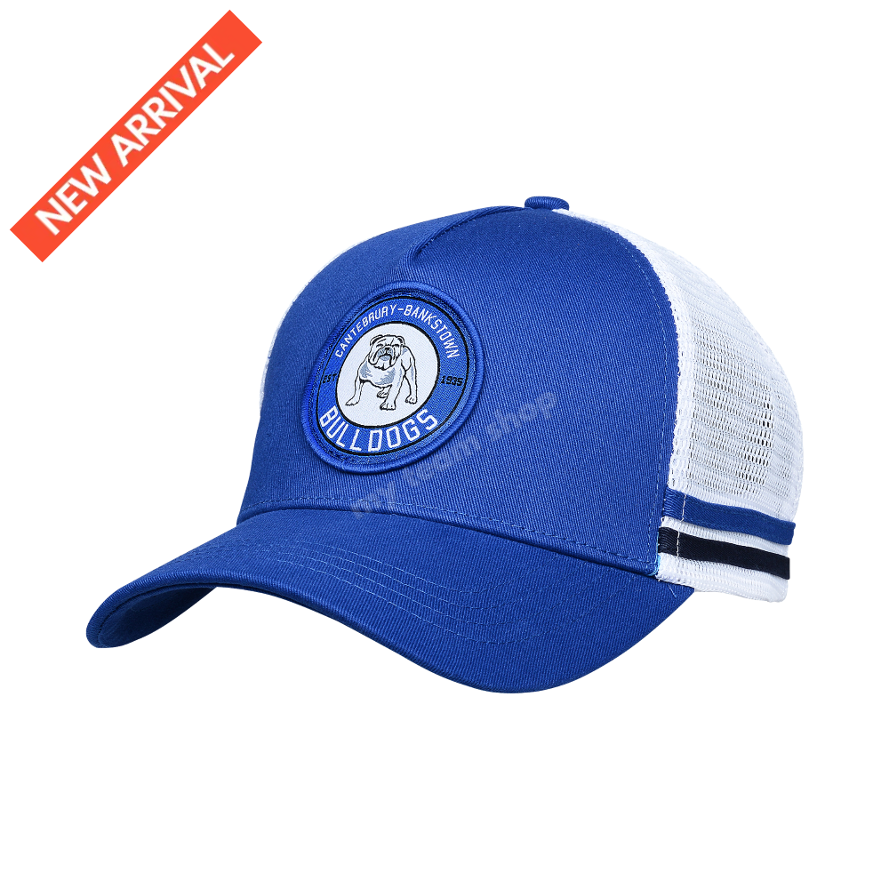 Canterbury-Bankstown Bulldogs Nrl Stripe Trucker Caps Headwear