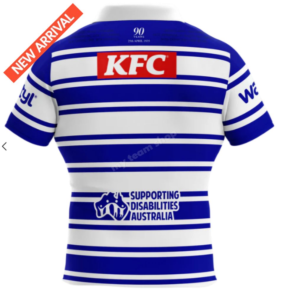 CANTERBURY BULLDOGS 1935 NRL HERITAGE JERSEY NRL Replica Jersey