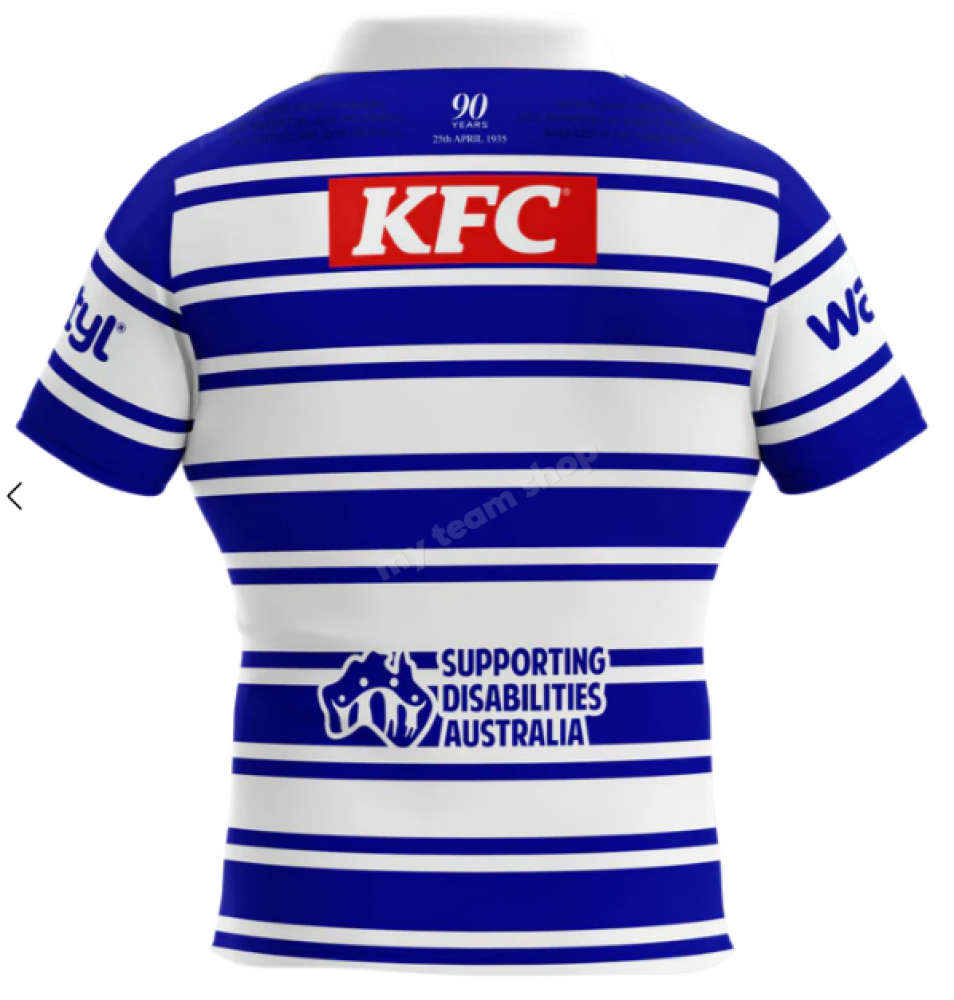 CANTERBURY BULLDOGS 1935 NRL HERITAGE JERSEY NRL Replica Jersey