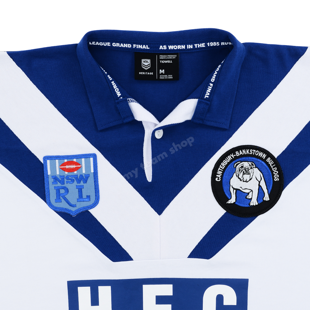 BULLDOGS 1985 GRAND FINAL NRL RETRO JERSEY