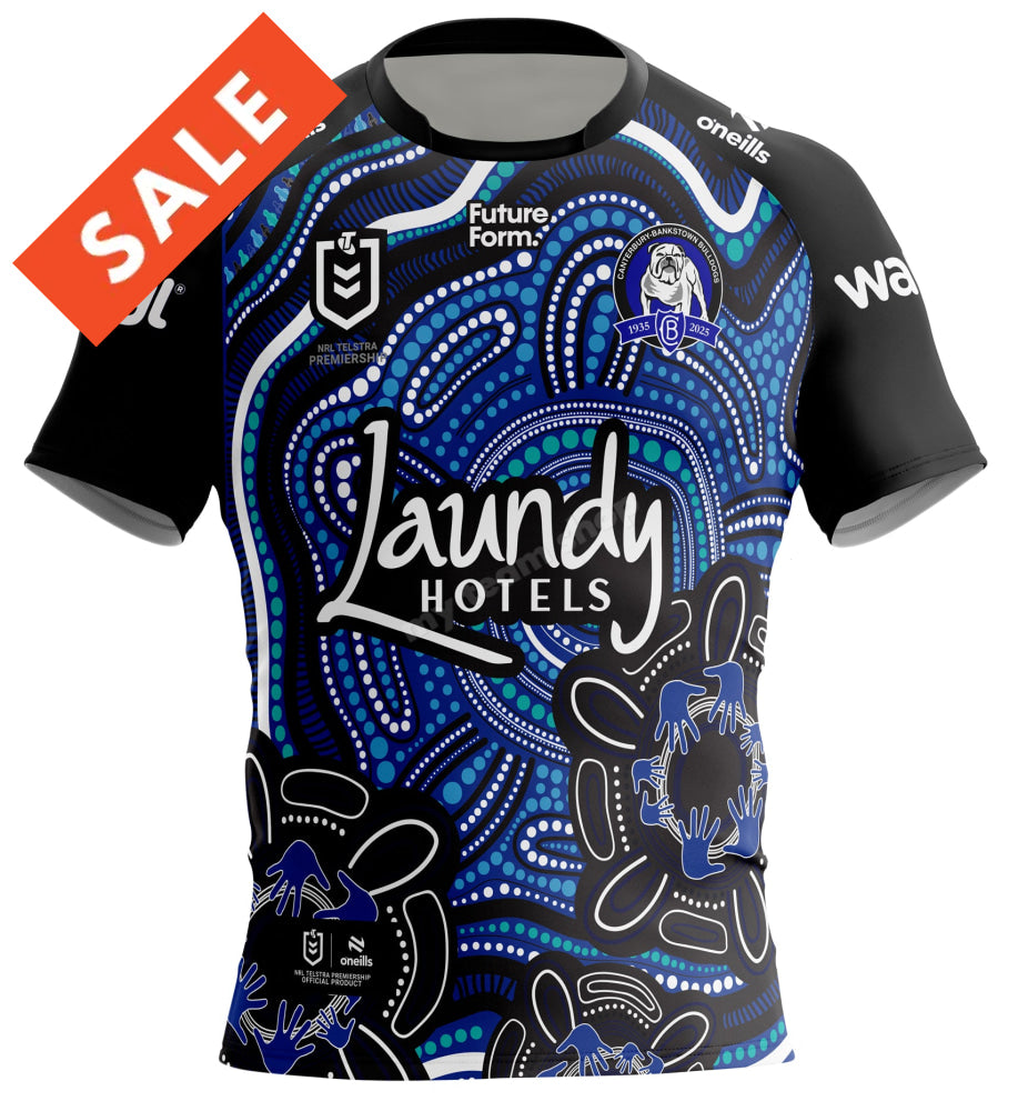 CANTERBURY BULLDOGS 2025 NRL INDIGENOUS JERSEY NRL Replica Jersey