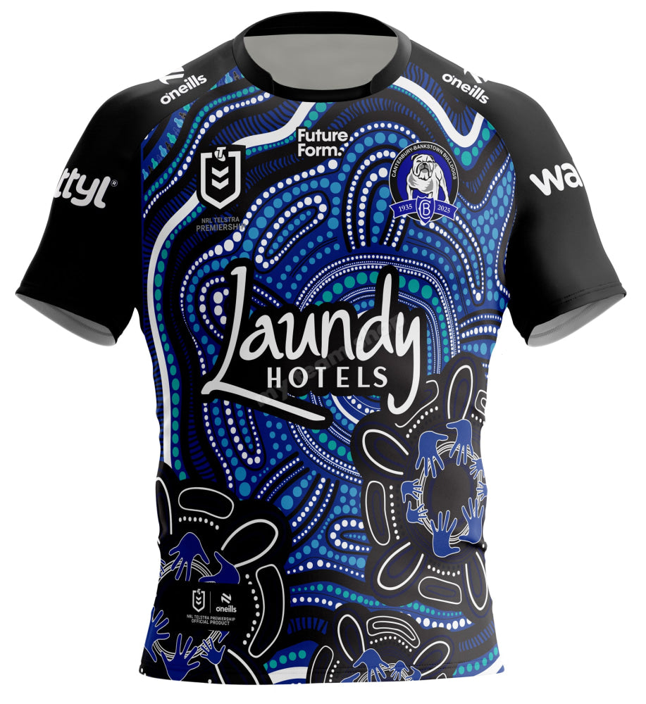 CANTERBURY BULLDOGS 2025 NRL INDIGENOUS JERSEY NRL Replica Jersey
