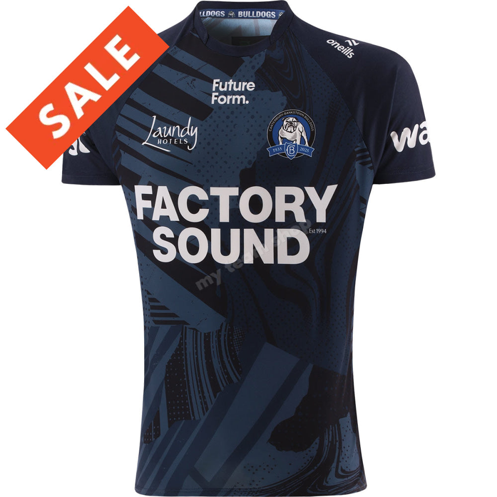 Canterbury Bulldogs 2025 Nrl Navy Training Tee Training Tee