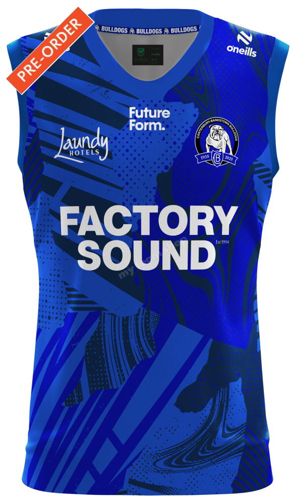 Canterbury Bulldogs 2025 Nrl Training Singlet Training Singlet