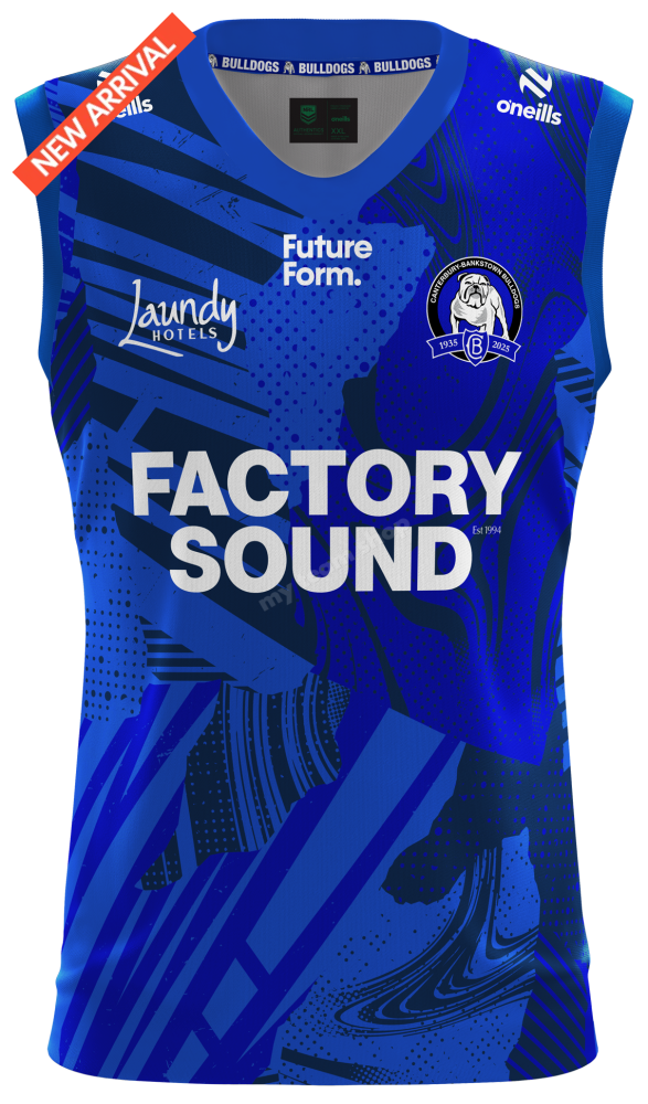 Canterbury Bulldogs 2025 Nrl Training Singlet Training Singlet