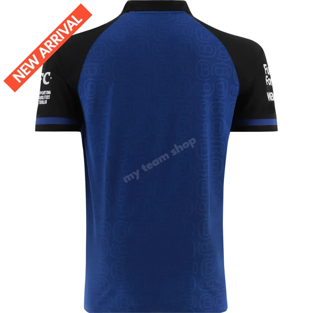 CANTERBURY BULLDOGS 2026 NRL BLUE MEDIA POLO NRL Media Polo