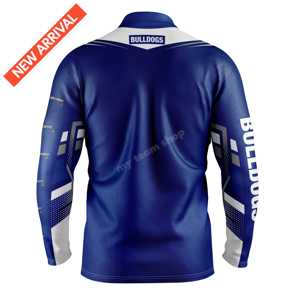 CANTERBURY BULLDOGS NRL ’CYBER’ FISHING SHIRT NRL Fishing Shirt