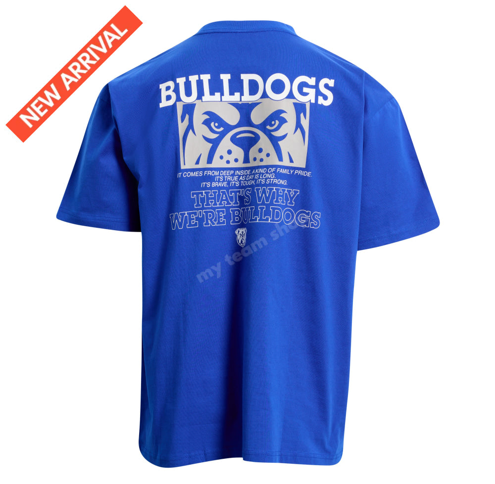 CANTERBURY BULLDOGS NRL HEAVY WEIGHT CLIP T-SHIRT NRL Heavy Weight T-Shirt