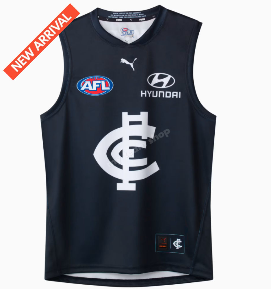 Carlton Blues 2025 Afl Home Guernsey Guernsey