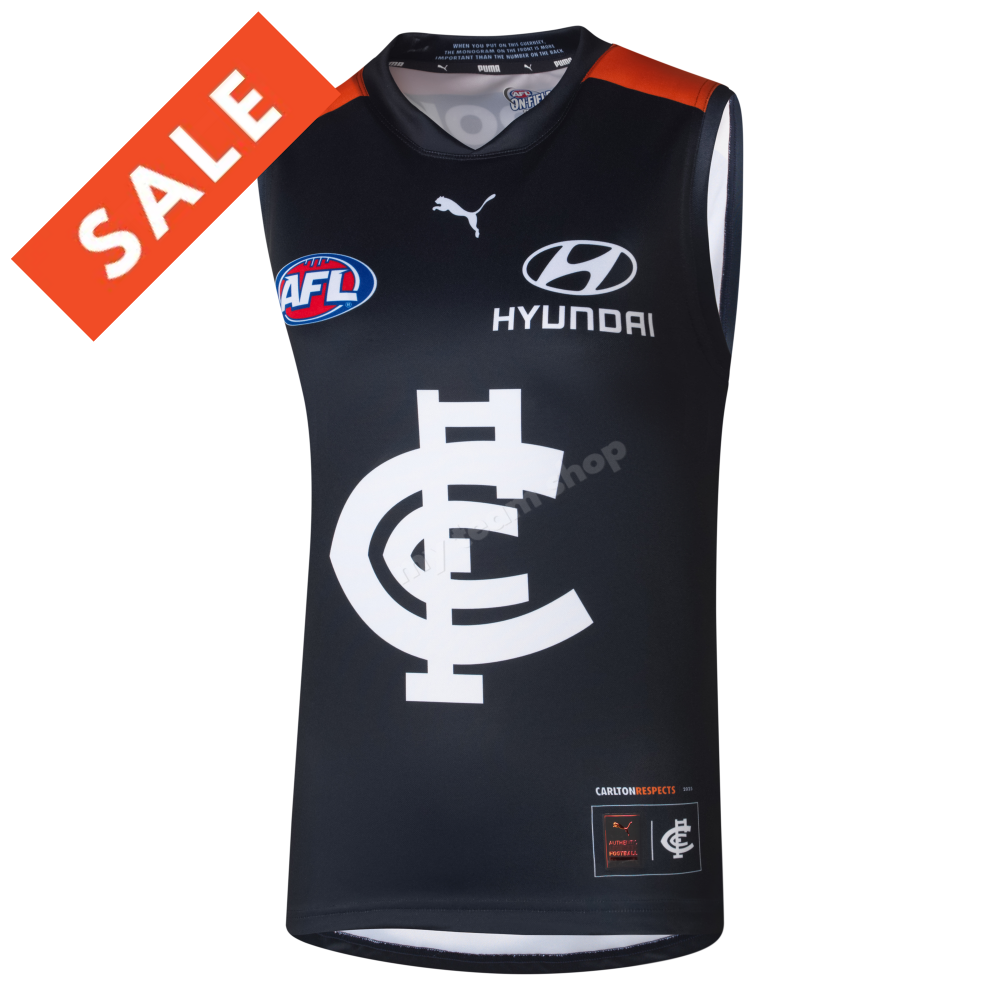 CARLTON BLUES 2025 AFL RESPECTS GUERNSEY AFL Guernsey