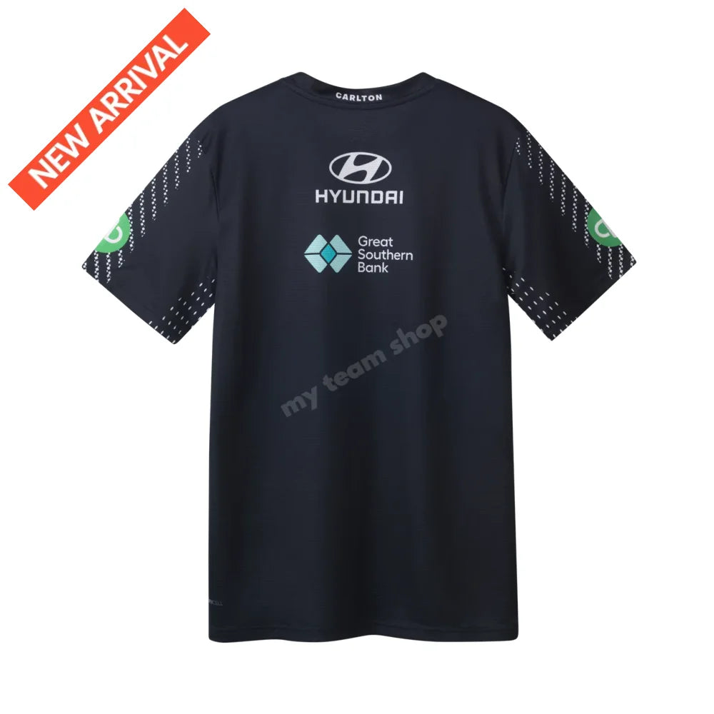 CARLTON BLUES 2026 AFL NAVY TRAINING TEE AFL Training Tee